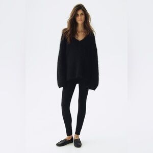 H&M MAMA Jersey Leggings Black